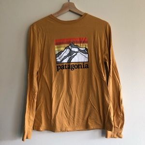 Patagonia Yellow/Gold Long Sleeve Tee